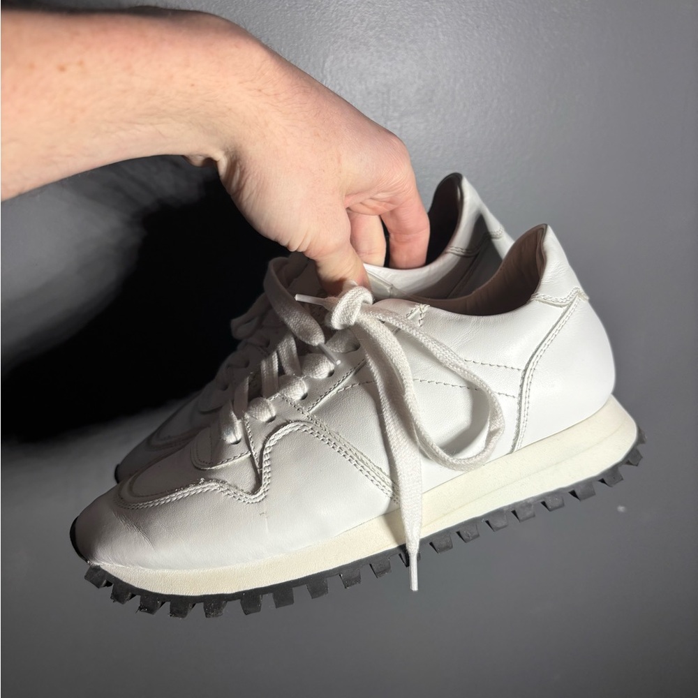 Closed Leather Made in Italy Lace Up Trainers Womens Size EU 37 - Picture 2 of 9